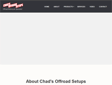 Tablet Screenshot of chadsoffroadsetups.com.au